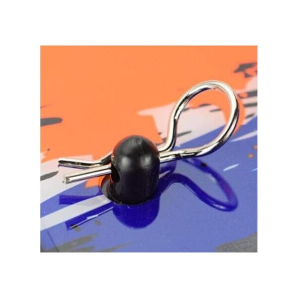 Apex RC Products Silver 110 Clips de cuerpo anodizado RC_3