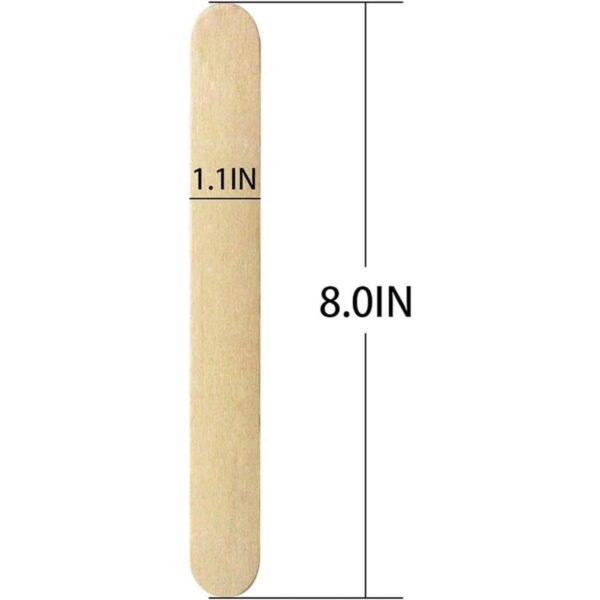 Amkoskr Palitos de manualidades gigantes naturales de 8