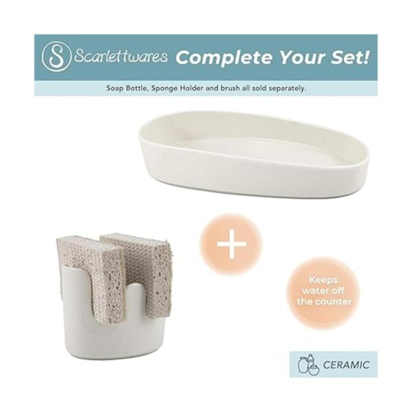 Scarlettwares Doble soporte de esponja doble para_5