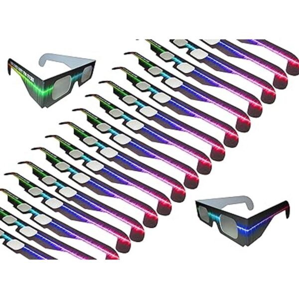 Gafas de fuegos artificiales 3D ondas rave 50 pares de