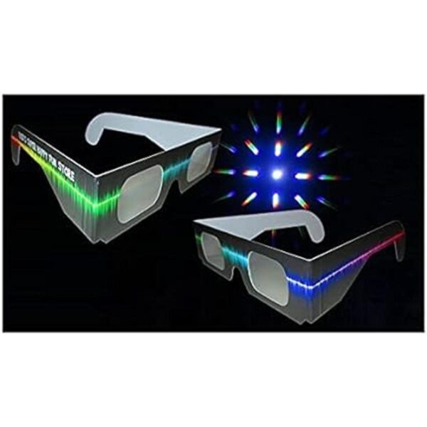 Gafas de fuegos artificiales 3D ondas rave 50 pares de