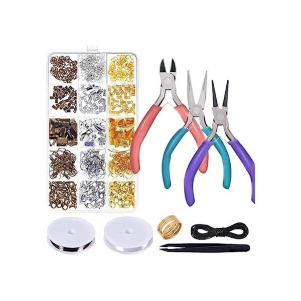 Anezus Kit de reparación de joyas con alicates de joyería