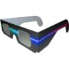 Gafas de fuegos artificiales 3D ondas rave 50 pares de