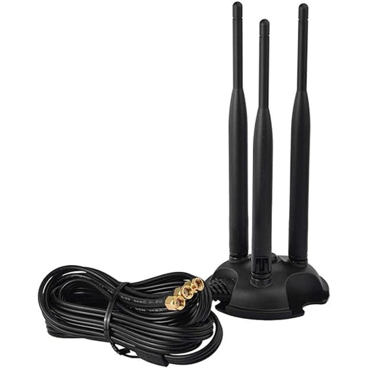 Eightwood Antena WiFi de doble banda de 24 GHz 5 GHz con