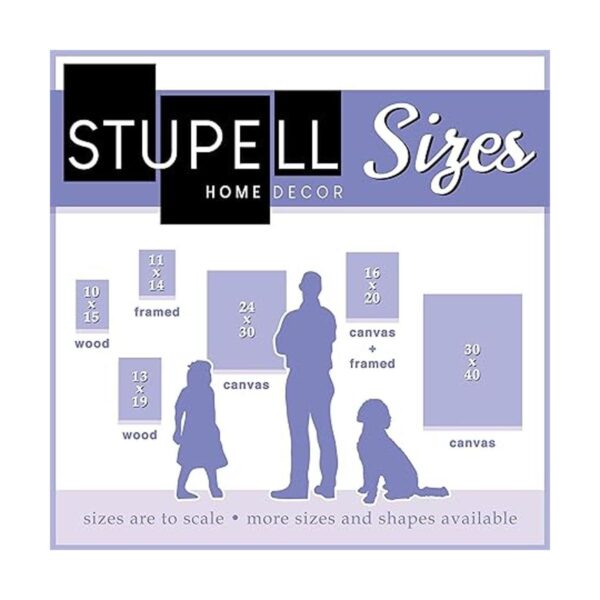 Stupell Industries Lienzo decorativo enmarcado con_6