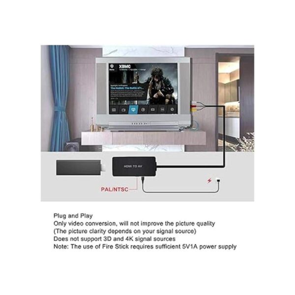Dingsun Convertidor HDMI a RCA adaptador HDMI a AV_3