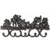 Sungmor Colgador de pared de hierro fundido con 5 ganchos
