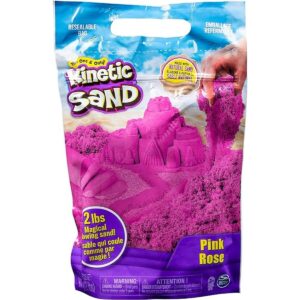 Kinetic Sand La original arena sensorial moldeable rosa_1