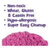 Kinetic Sand La original arena sensorial moldeable rosa_6