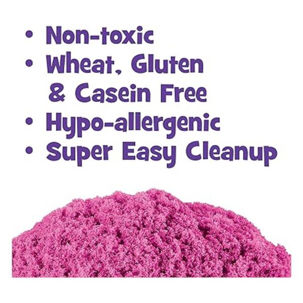 Kinetic Sand La original arena sensorial moldeable rosa_6