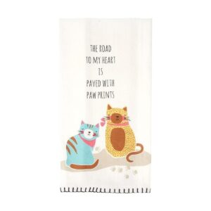Kay Dee Designs Crazy Cat Paw Prints Toalla de cocina_1