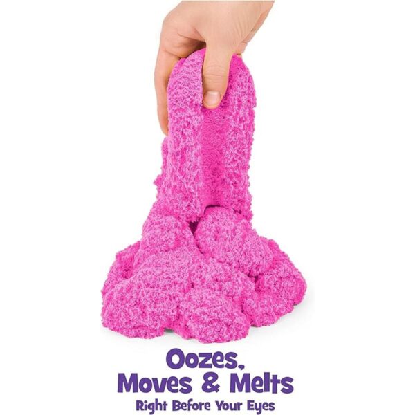 Kinetic Sand La original arena sensorial moldeable rosa_3