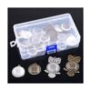 Swpeet Kit de 48 bandejas colgantes de 2 formas 12