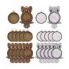 Swpeet Kit de 48 bandejas colgantes de 2 formas 12
