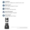 Panasonic Teléfono inalámbrico resistente.