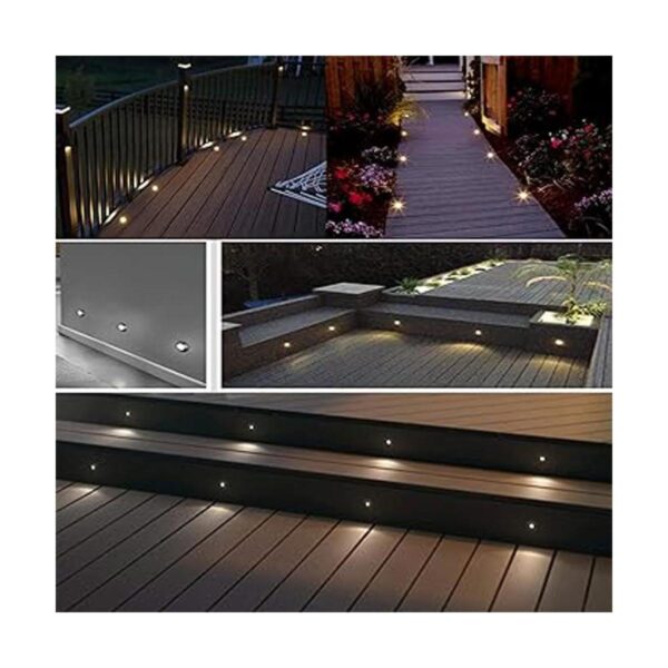 CNBRIGHTER LED Deck Light1W 12V DCSmall Outdoor Step_2