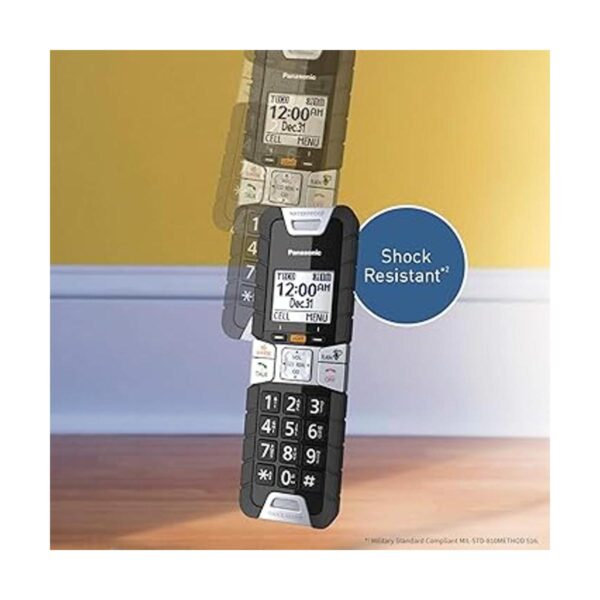 Panasonic Teléfono inalámbrico resistente.