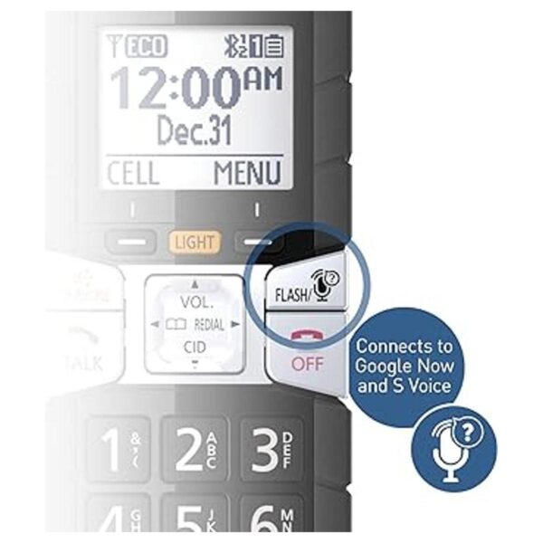 Panasonic Teléfono inalámbrico resistente.