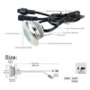 CNBRIGHTER LED Deck Light1W 12V DCSmall Outdoor Step_3