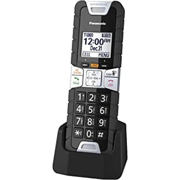 Panasonic Teléfono inalámbrico resistente.