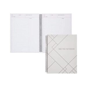 Paquete de 2 cuadernos de reunión encuadernados en espiral_1