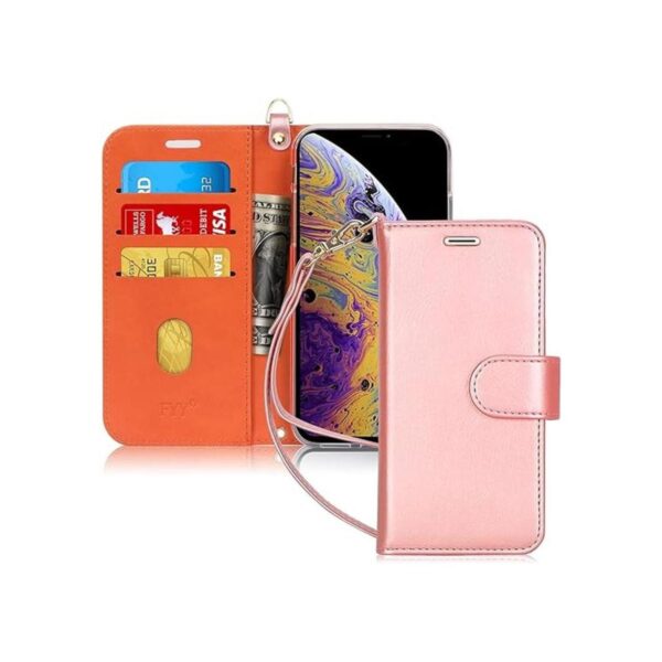 FYY Funda tipo cartera para iPhone Xs Max función atril_1