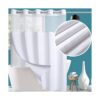Juego de cortinas de ducha de tela de grado hotelero con_1