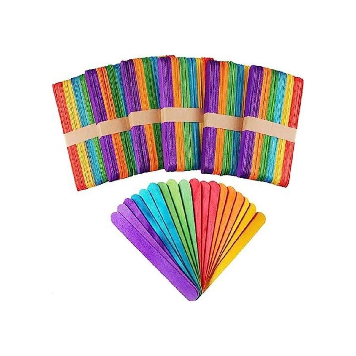 Paquete de 500 palillos de madera para palos de paleta de