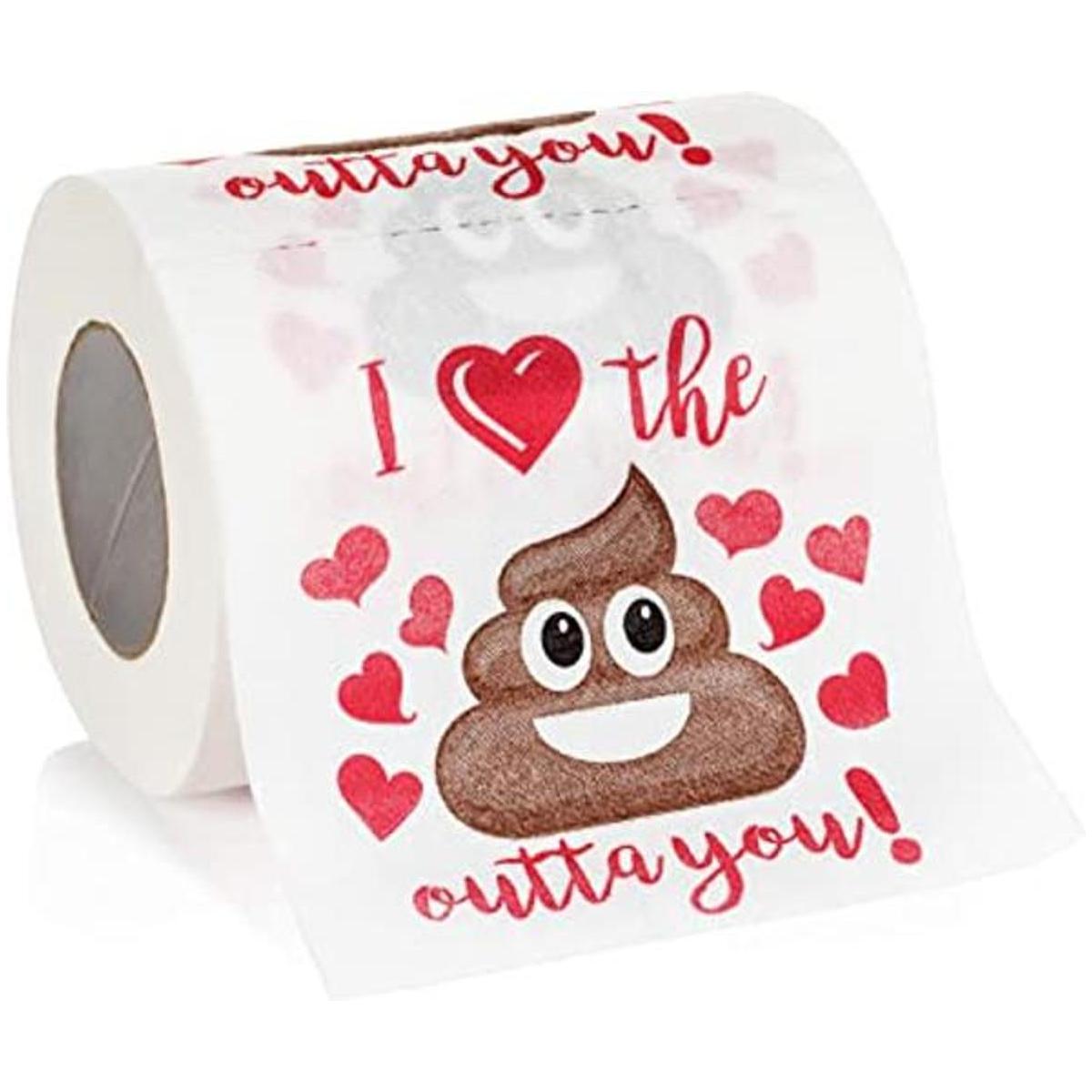 Rollo de papel higiénico romántico de Maad regalo