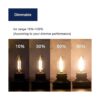 FLSNT B11 E12 Bombillas LED de candelabro equivalentes a