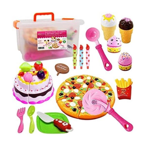 FUNERICA Juego de juguetes para niños con comida para_1