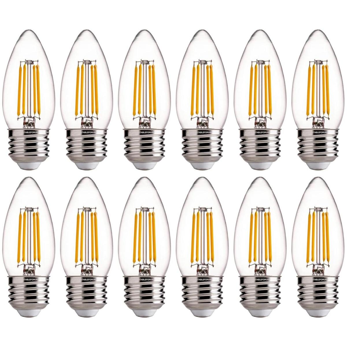 FLSNT B11 Bombillas LED de base E26 equivalente a 60 W