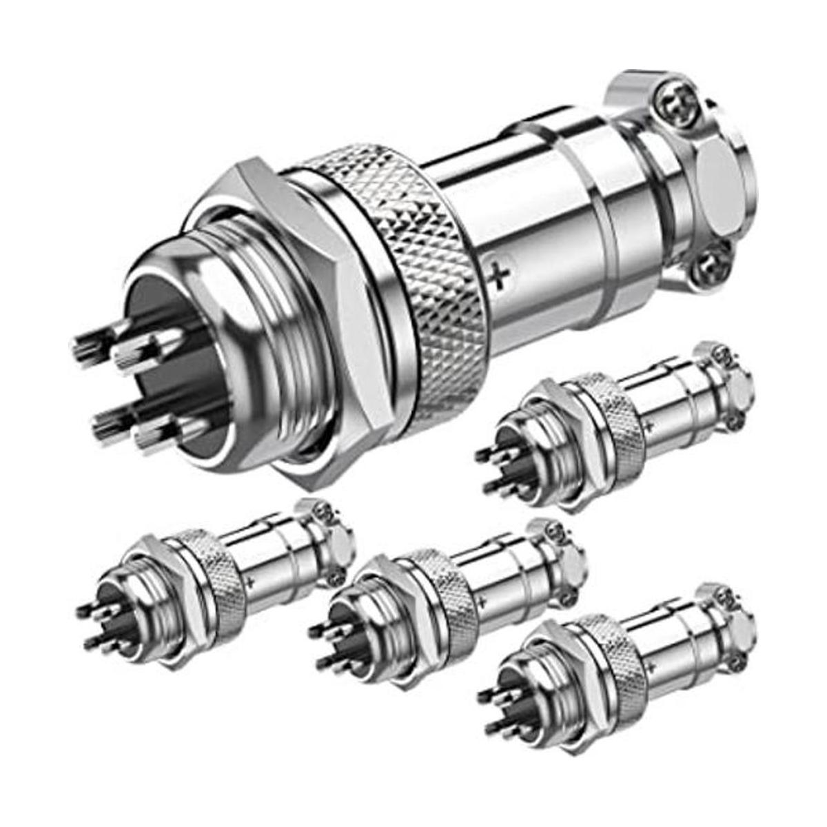 DIYhz GX16 Adaptador de conector de aviación de metal