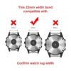 LDFAS Correa de titanio compatible con Fenix 76 Pro5_2