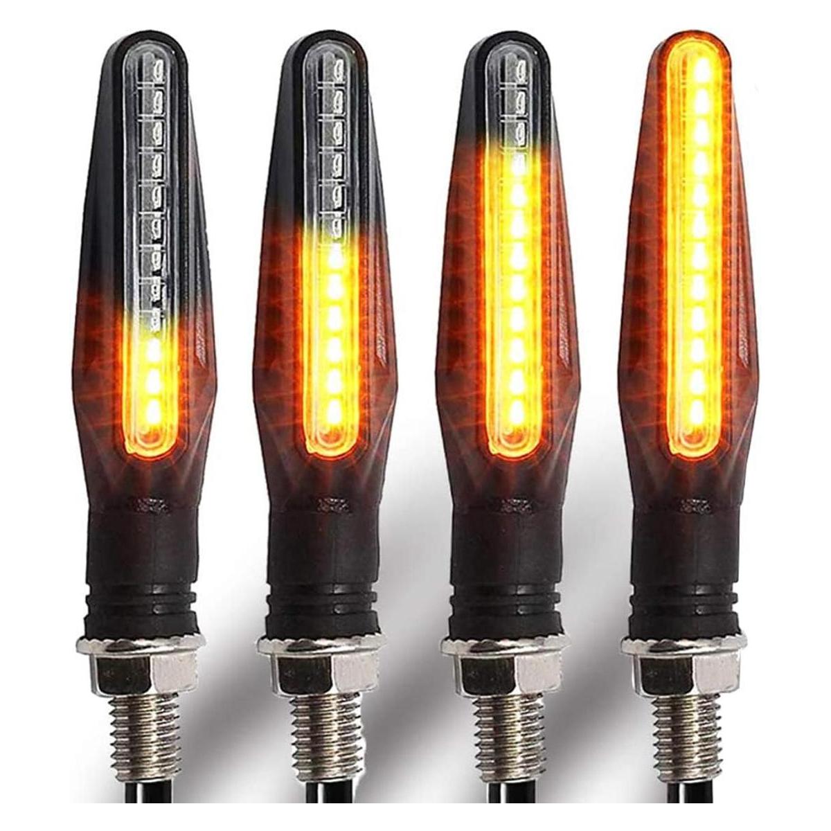 BlyilyB Luces intermitentes de motocicleta intermitentes