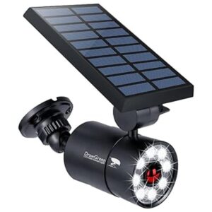 Luces solares con sensor de movimiento de aluminio para