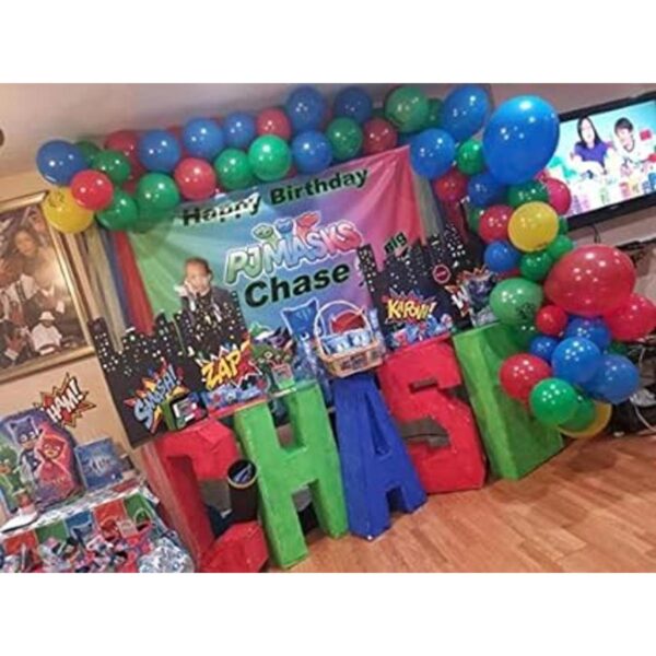 Globos de látex 100 piezas 3 colores fiesta conjunto Verde_2