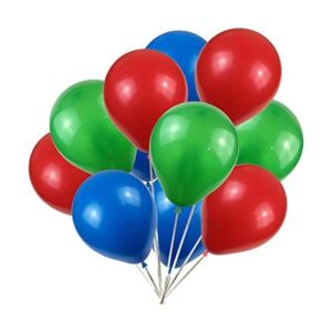 Globos de látex 100 piezas 3 colores fiesta conjunto Verde_1