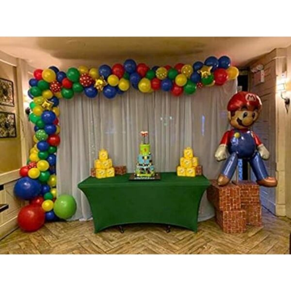 Globos de látex 100 piezas 3 colores fiesta conjunto Verde_3