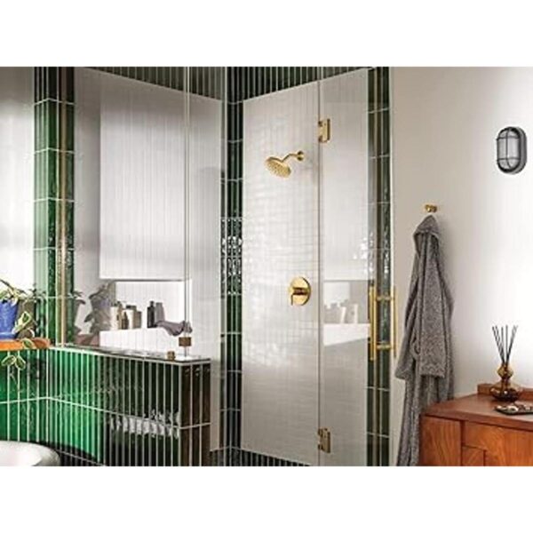 Moen Align YB0403BG Gancho moderno de bata de oro cepillado_3