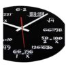 Reloj de pared AKAHA Matemáticas de 12.0 in diseño de