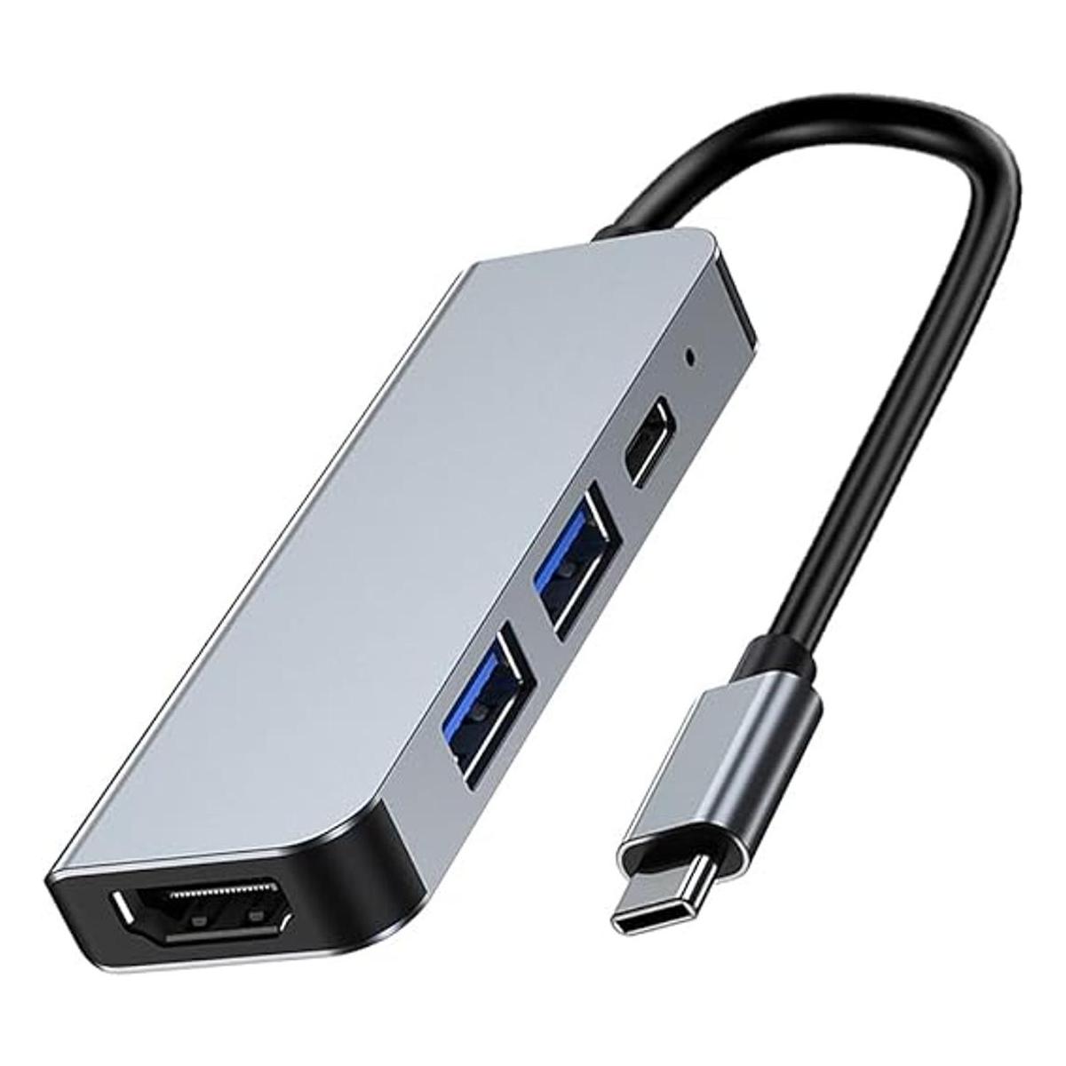 Hub USB C QCEs USB C a HDMI Multiport Adapter Pantalla 4K