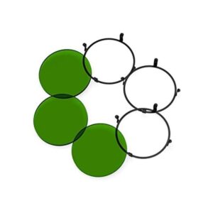 GOODSMANN Lentes de color verde con clip de metal filtro