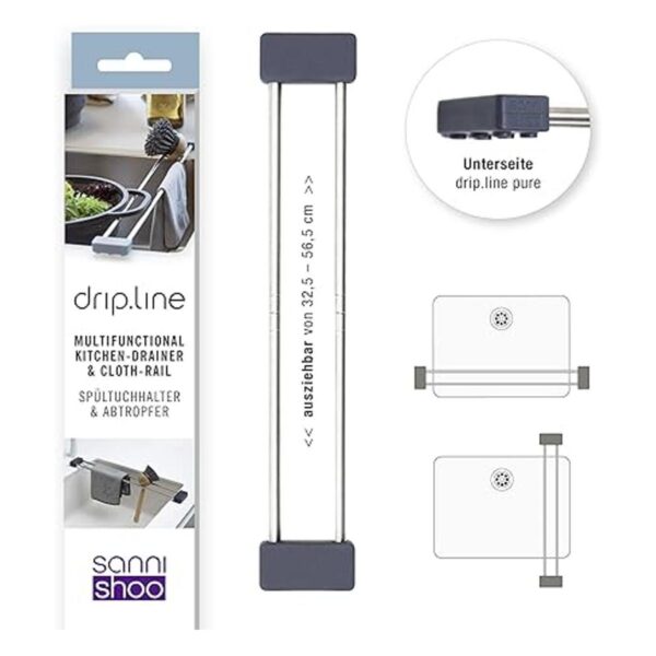 Sanni Shoo drip.line Pure Bandeja de goteo ajustable_6