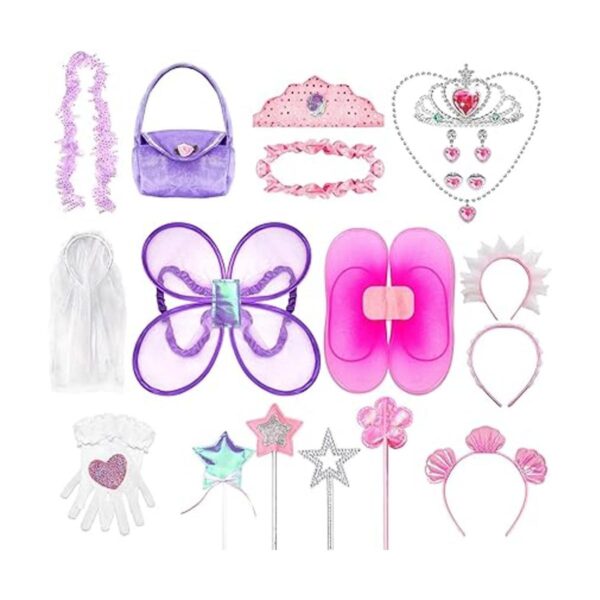 Jeowoqao Conjunto de disfraz para niñas juego de rol de