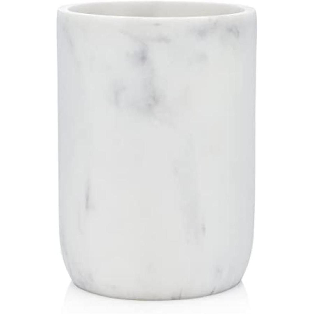 Essentra Home Blanc Collection Vaso de baño blanco para