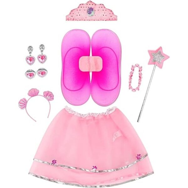 Jeowoqao Conjunto de disfraz para niñas juego de rol de