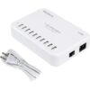 Estación de carga USB de 120 W 24 A 10 puertos para varios_1