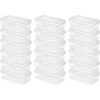 Sterilite Contenedor de plástico transparente FlipTop con