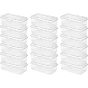 Sterilite Contenedor de plástico transparente FlipTop con